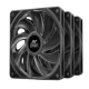 Ant Esports Darkflow High Performance 120mm Black 3 in 1 Fan Kit