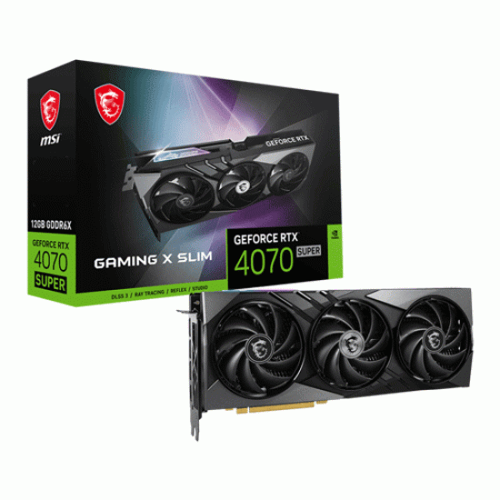 MSI GeForce RTX 4070 Super 12G Gaming X Slim 12GB GDDR6X