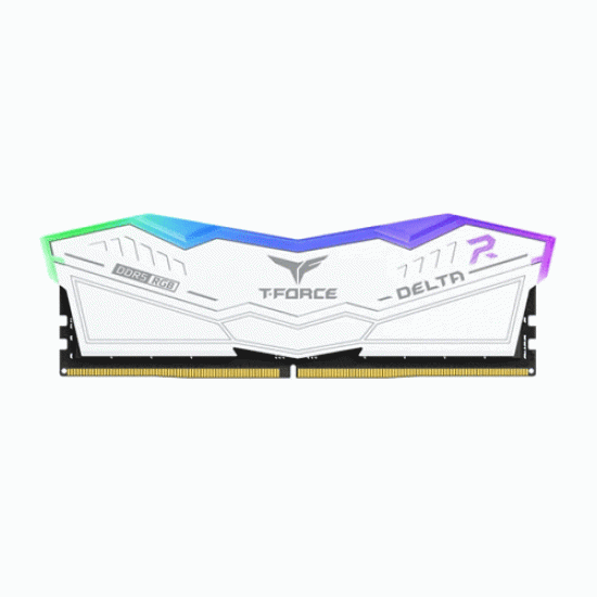 Teamgroup T-Force Delta RGB 16GB 5200MHz CL40 DDR5 White (FF4D516G5200HC40C01)