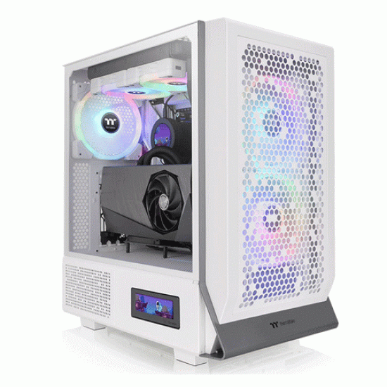 Thermaltake Ceres 300 TG ARGB Snow Mid Tower Chassis (CA-1Y2-00M6WN-00)