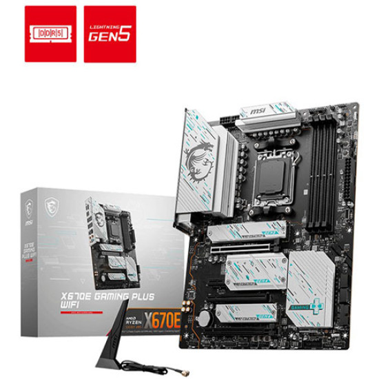 MSI X670E Gaming Plus WiFi DDR5 AMD Motherboard