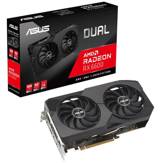 Asus Dual Radeon RX 6600 V2 8GB GDDR6 (DUAL-RX6600-8G-V2)