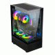 Ant Esports Crystal X2 ARGB Gaming Cabinet Black