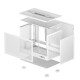 DeepCool CH160 Ultra-Portable Mini-ITX Case White (R-CH160-WHNGI0-G-1)