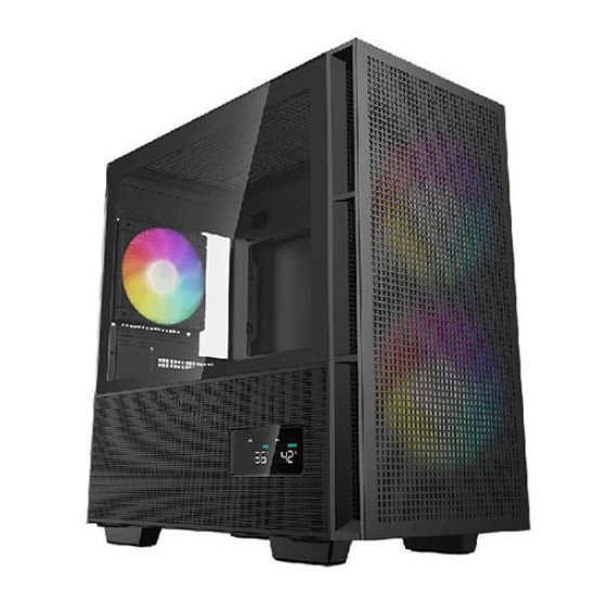 Deeepcool CH360 Digital mATX Airflow Case Black (R-CH360-BKAPE3D-G-1)