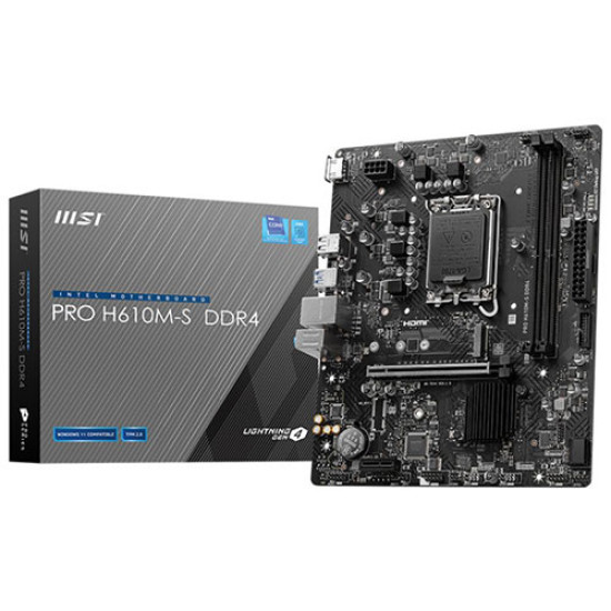 MSI PRO H610M-S DDR4 Intel Motherboard