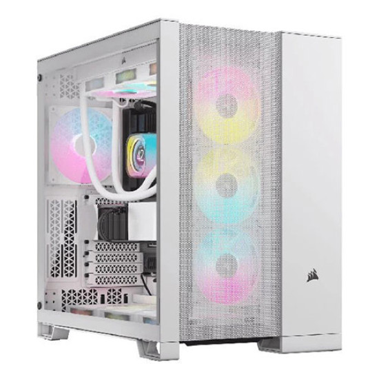 Corsair 6500D Airflow Mid-Tower Dual Chamber PC Case White (CC-9011260-WW)