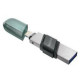 Sandisk 256GB iXpand Flash Drive Flip Sea Green (SDIX90N-256G-GN6NE)