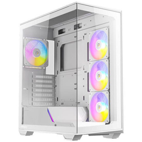 Antec C3 ARGB White Mid Tower Cabinet (C3-ARGB-W)