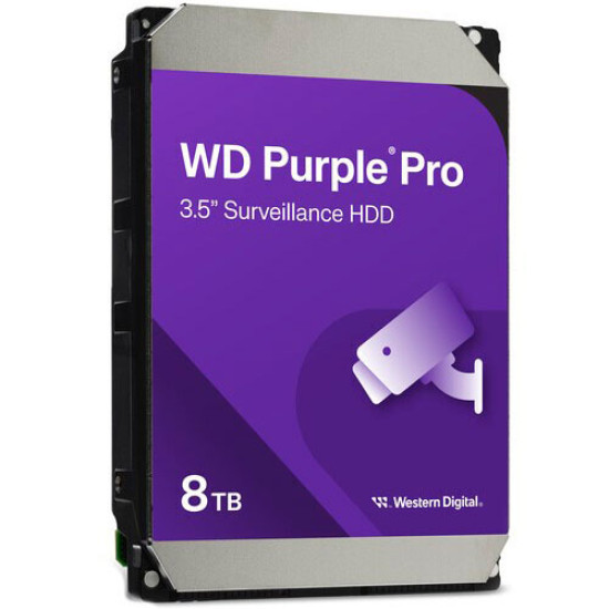 Western Digital 8TB Purple Pro Surveillance Hard Drive (WD8002PURP)