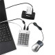 Targus Mini Numeric Keypad with USB 2-Ports (PAKP004B-20)