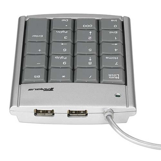 Targus Mini Numeric Keypad with USB 2-Ports (PAKP004B-20)