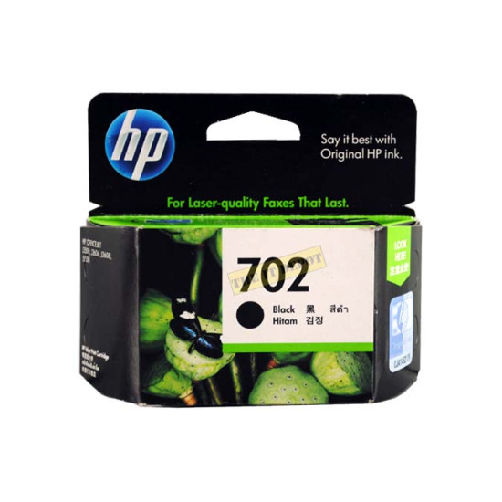 HP 702 Black Inkjet Print Cartridge (CC660AA)