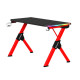 Gamdias Daedalus M2 RGB Gaming Desk - Black-Red