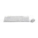 Rapoo 8200M Multi-mode Silent Wireless Keyboard Mouse (White)